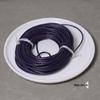 3MM Colored Leather Cord for DIY Jewelry: Round Leather Strip for Bracelet and Necklace Crafting