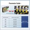 TiBoShi Q Series Thermal Transfer Label Printer Tapes CN plug (adapter included)