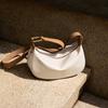Versatile High-End Underarm Bag 2025 New Genuine Leather Dumpling Bag Design Crescent Bag Fashionable Single Shoulder Crossbody Bag