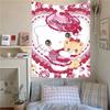 Kuromi Cinnamoroll Hello Kitty Cartoon Tapestry Party Background Wall Hanging Baby Room Home Decor
