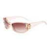 Fashion Butterfly Gradient Decor Shades Women's Trendy Driving Anti UV Sunglasses Y2K New in Popular Beach Sun Glasses