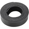 2mm Black Glossy Oak-Vegetable Tanned Full-Grain Cowhide Leather Material, Handmade DIY Keychain, Belt, Waistband, Leash, Leathe