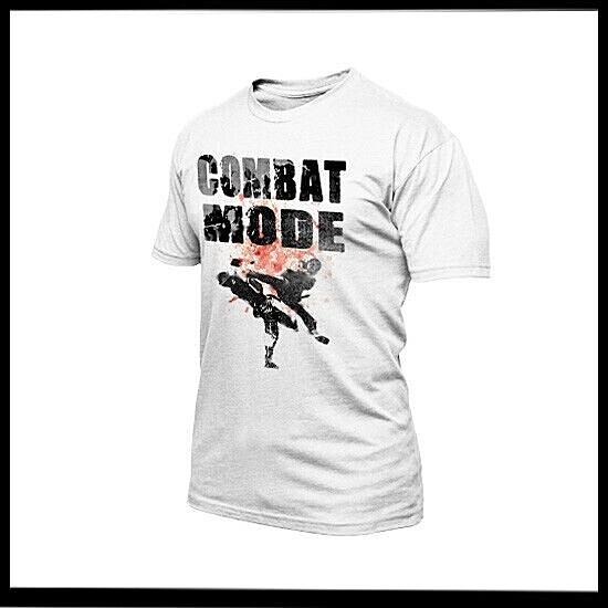 

taekwondo t-shirt martial art fighting self defense fitness Combat Mode tee XL