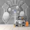 3d Photo Wallpaper Round Ball Spaceship Space Mural Living Room Tv Sofa Bedroom Background Wall Mural Decor