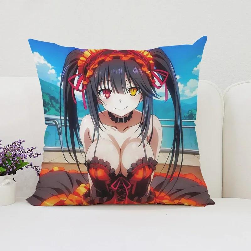 

Милая Тока Ятогами Ёсино Токисаки Куруми квадратная наволочка Дата A Live аниме наволочки наволочка для дома 30x30cm