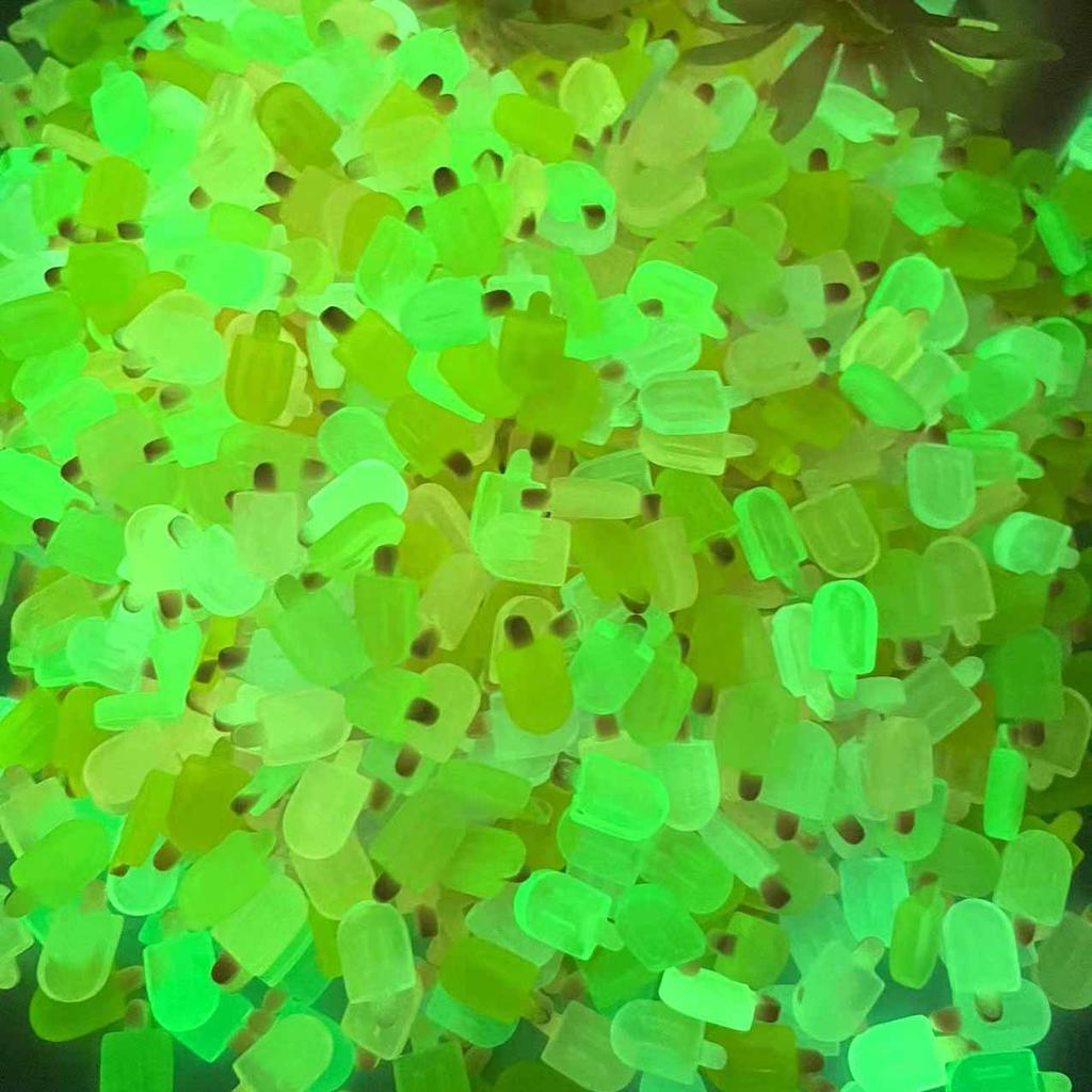 Handicrafts Resin Ice Cream Charm Colorful DIY Keychain Christmas Gift Craft Decoration