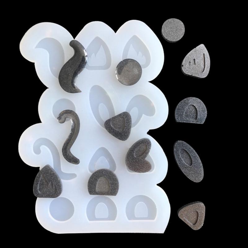 Animal Parts Quicksand Silicone Mold Resin Shaking Cup Mold for Pendant Jewelry Keychain Decoration Making Diy Crafts