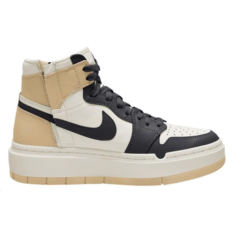 Air Jordan 1 Elevate High Team Gold Women Sneakers Yellow Sail Dark-Smoke-Grey DN3253-700
