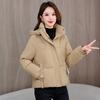 cotton-padded clothes thickened fashion short cotton-padded clothes winter foreign style new small removable hat warm cotton-padded jacket