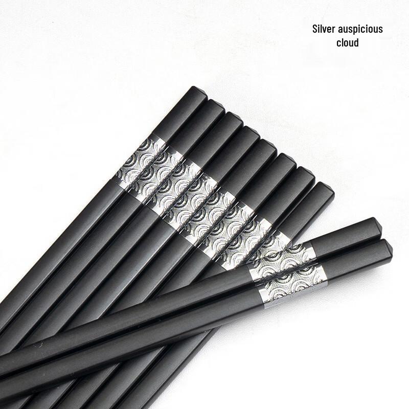 777 Alloy Chopsticks for Hotel & Canteen, 10 Pairs