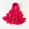 180 * 90 Cotton And Linen Scarf Sunscreen Folds Solid Color Human Cotton Silk Scarf Shawl Multi-Color Yarn Headscarf Women