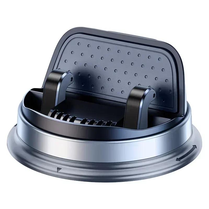

Oatsbasf Car Dash Phone Holder Stable 360° Rotatable Phone Mount for Car Dashboard Universal for iPhone 16 Pro Max Z Fold 6 срібло сірий колір