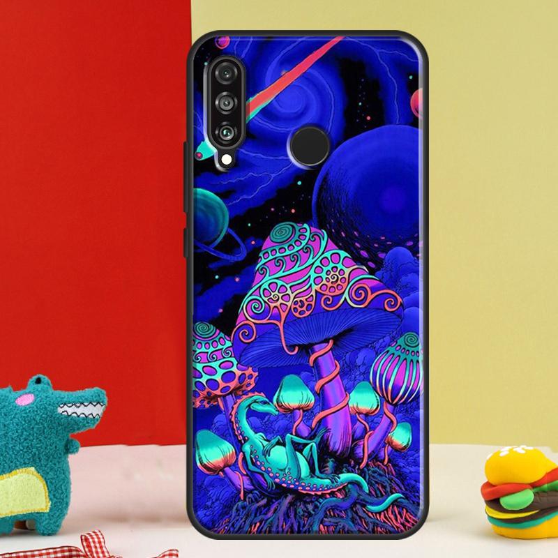 Trippy Mushroom Psychedelic Art For Huawei Nova 9 10 SE 12i 12s 11i 5T Y91 Y90 Y60 Y70 Y72 Y61 P60 Pro P20 P30 P40 Lite Case