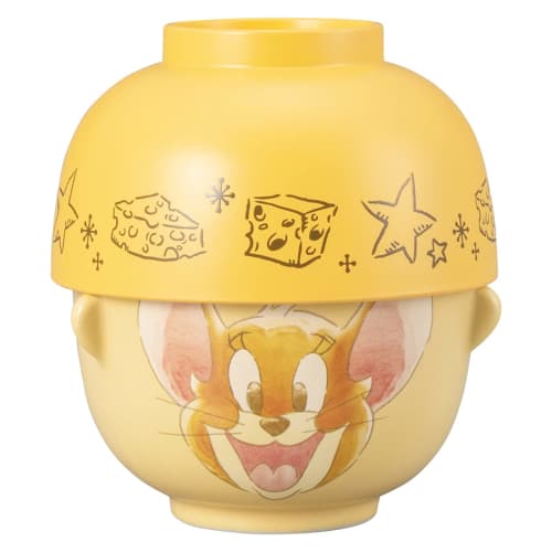 Sun Art "Tom and Jerry" Jerry Soup Bowl and Rice Bowl Set, Mini, 200ml, Made in Japan, SAN3585