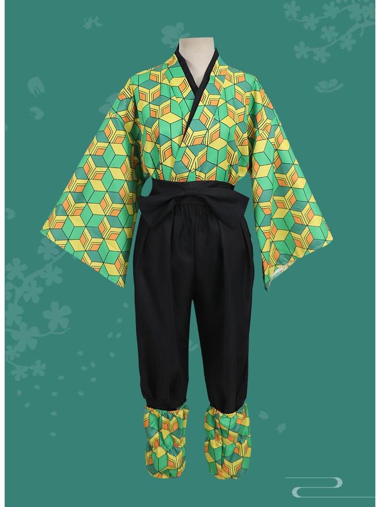 Star Comic Yuan Demon Slayer: Kimetsu No Yaiba - Tanjiro Senior Brother Satoshi Makoto Cosplay Costume Available