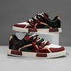 Herren Sportschuhe Lässige Skateboard-Schuhe Rot Laufschuhe Joggingsneaker Schuhe für Studenten Übergröße