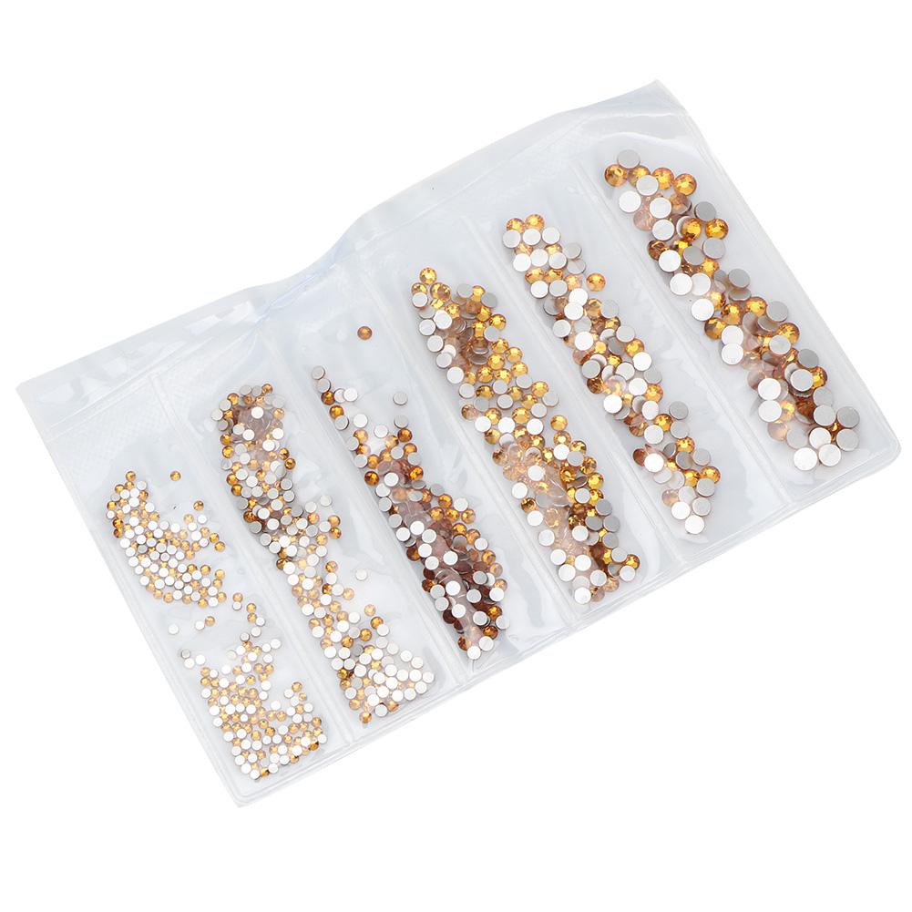   Colorful   Glass Nail Art Rhinestons Decoration Costumes Material Package(Silver)