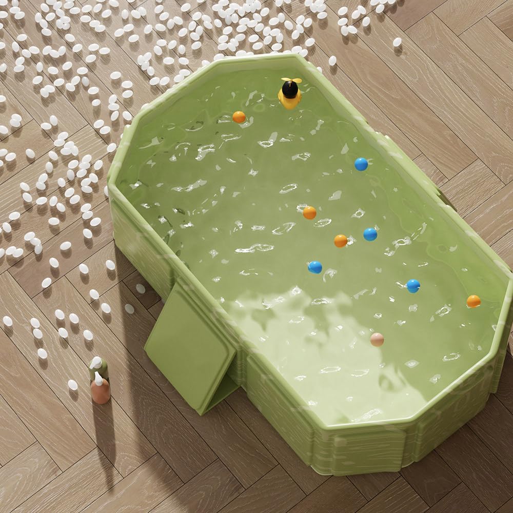 Bunmery Baby No Inflation For Water Ages Simple Baby For Home Use Pool, Required, 7525cm, Foldable, Play, 0-3, Rectangular, Bathtub, Children's Pool,