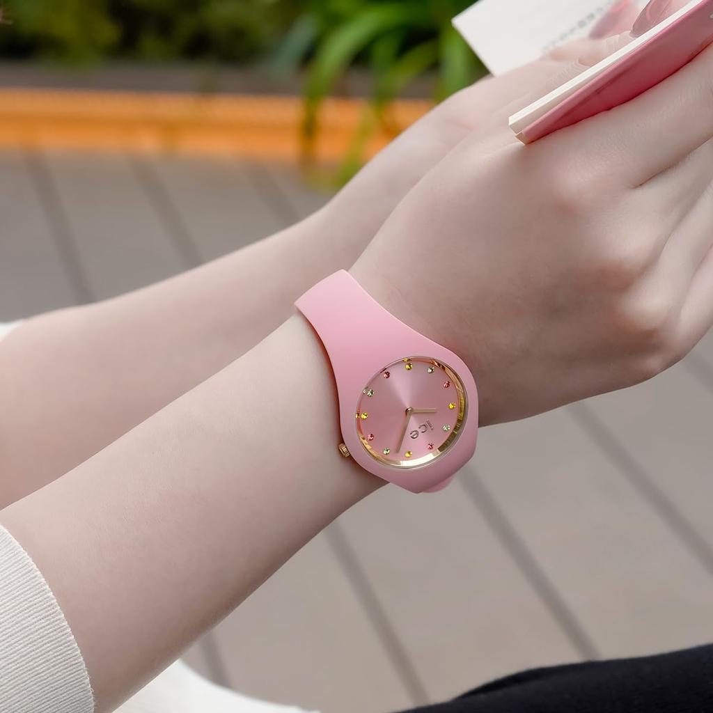 ICE WATCH Watch ICE Cosmos Quartz Pink 37mm Silicone Rubber Belt 022359 Regular Imported Product (Small Plus) Women's