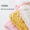 Korean Style Bear Scarf Hat Set Cute Kids Crochet Hat Children's Ear Protection Hat  Outdoor