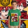 High School Dxd Garith Gremory Anime Print Cotton T Shirt Boys Girls Casual Soft Breathable Short Sleeve Kids Top