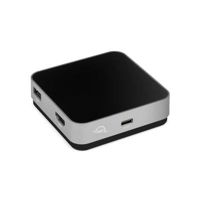 OWC USB-C Reise-Dock mit 5 Anschlüssen, darunter USB 3.1, HDMI, SD-Kartensteckplatz und 100W Power Delivery, Space Gray
