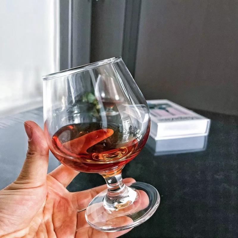 Vintage Glass Whiskey & Wine Tumbler Set