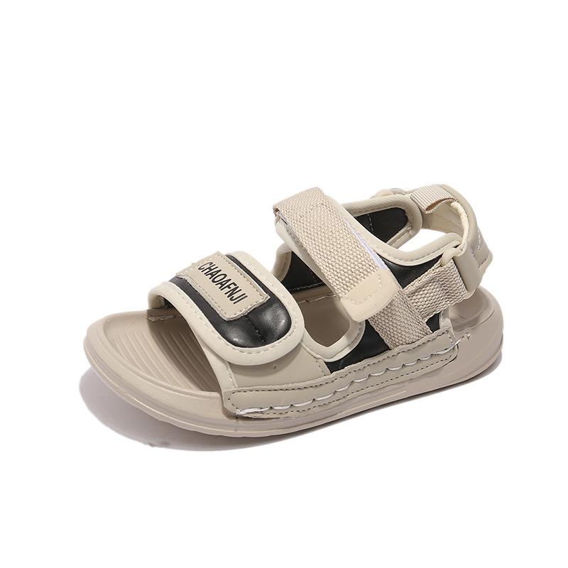 

Summer Unisex Kids Casual Outdoor Sandals Soft Sole Children Beach Shoes 30 брудно-білий