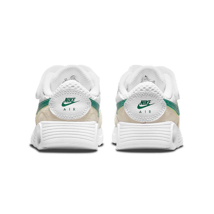 Nike Air Max Velcro Cushioning Non-Slip Durable Low-Top Walking Shoes Baby Shoes Off-White Green CZ5361-104