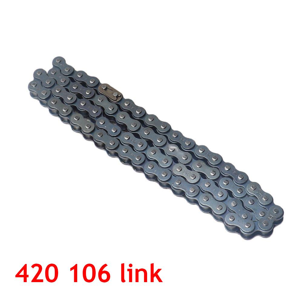 420 74 76 78 80 82 88 90 92 94 96 110 Links Motorcycle Drive Chain Link For CRF 50 70cc 90cc 110cc 125cc Pit Dirt Quad ATV Bike