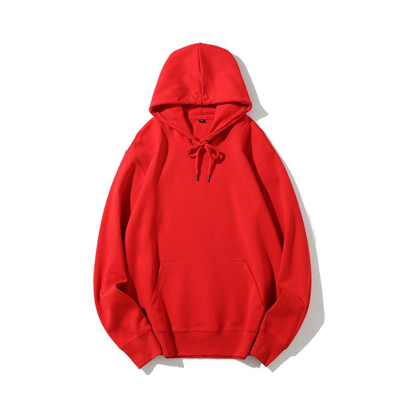 Men's 280g Solid Color Hoodie with Hood - Trendy Autumn/Winter Youth Fashion