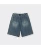 Keoseuuteommellou Blue Denim Bermuda Shorts Cwpam26373Bux