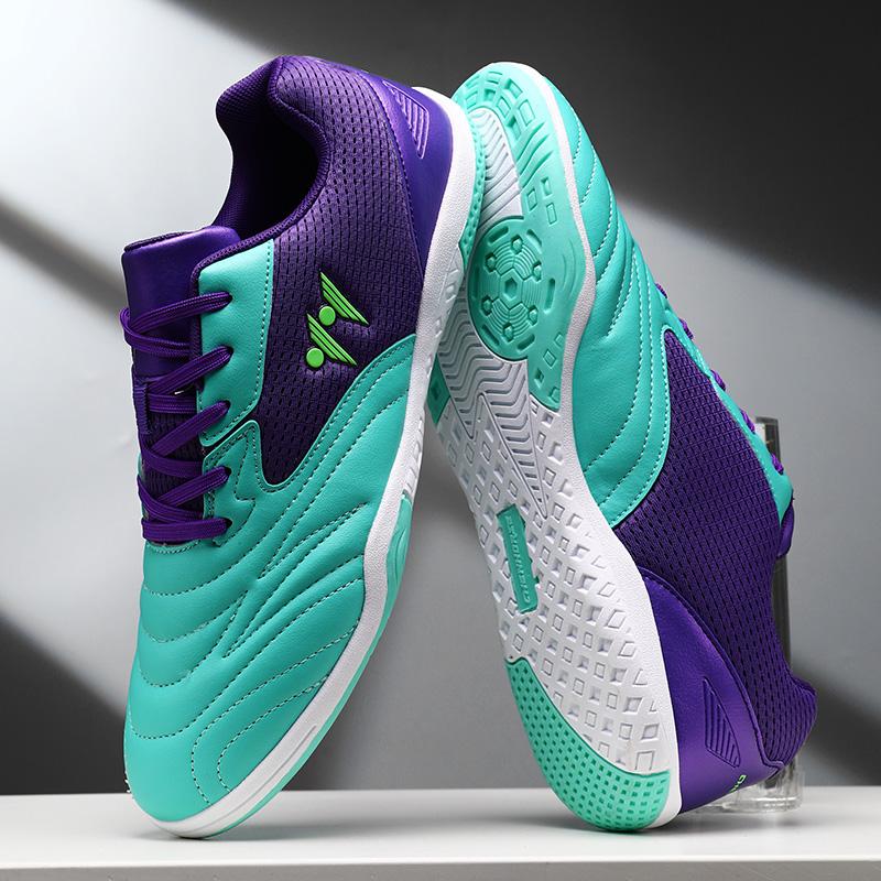 Mens Soccer Shoes' Professional Grass Training Anti Slip Outdoor Football Athletic Shoes Futsal Ultralight Match Football Shoes for Man