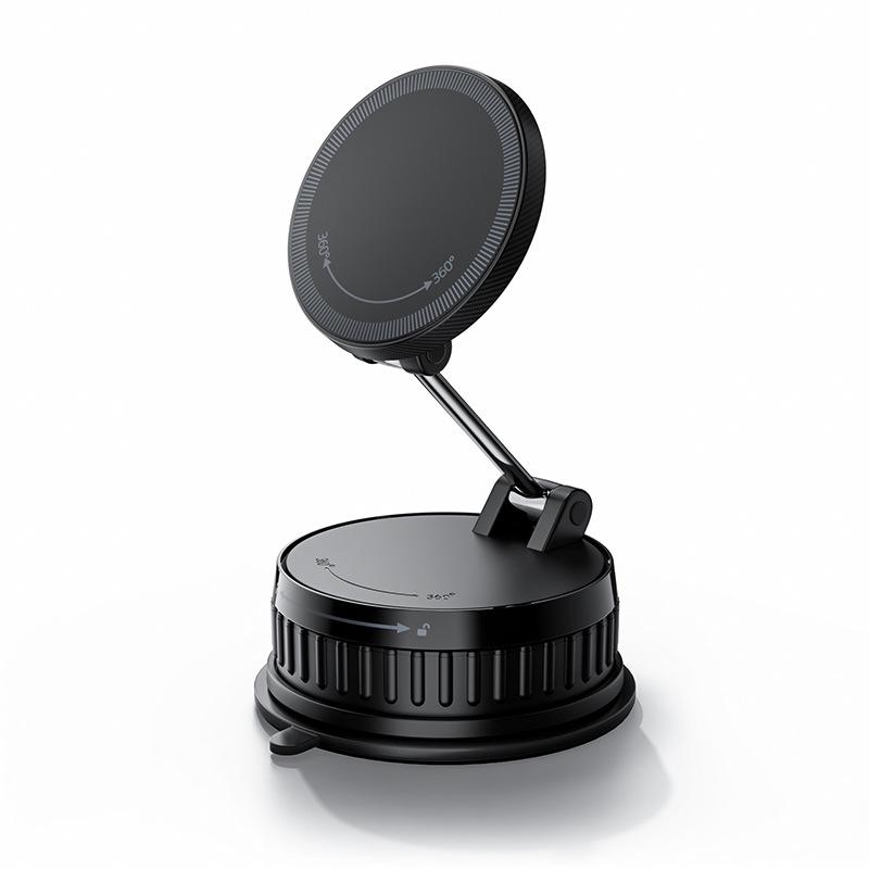 360° Magnetic Navigation Car Phone Holder with Vacuum Suction