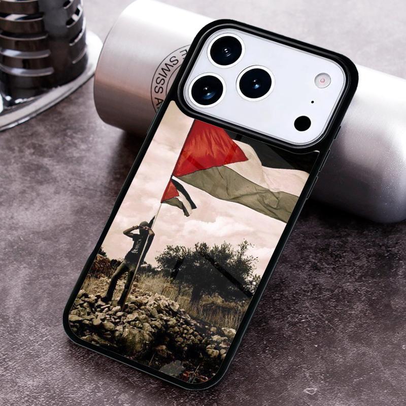 Free P=alestine Flag Phone Case for iPhone 17 16 15 Pro Max Air 14 13 12 11 Plus Shockproof Cover