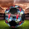 Cristiano Ronaldo Size5 Soccer Ball, Colorful, Suitable for All Ages, Machine-stitched, PVC Material, Competition Grade,durable and High Bounce