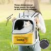 Cat Out Large Capacity Cute Cartoon Carrot Pocket Backpack All Seasons Cat Bag Dog Pet Bag
