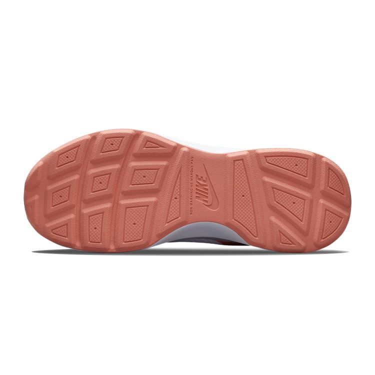 Nike Wearallday SE Comfortable Fabric Shock Absorbing Durable Breathable Low Top Running Shoes Kids Sneaker White Orange DO9377-100