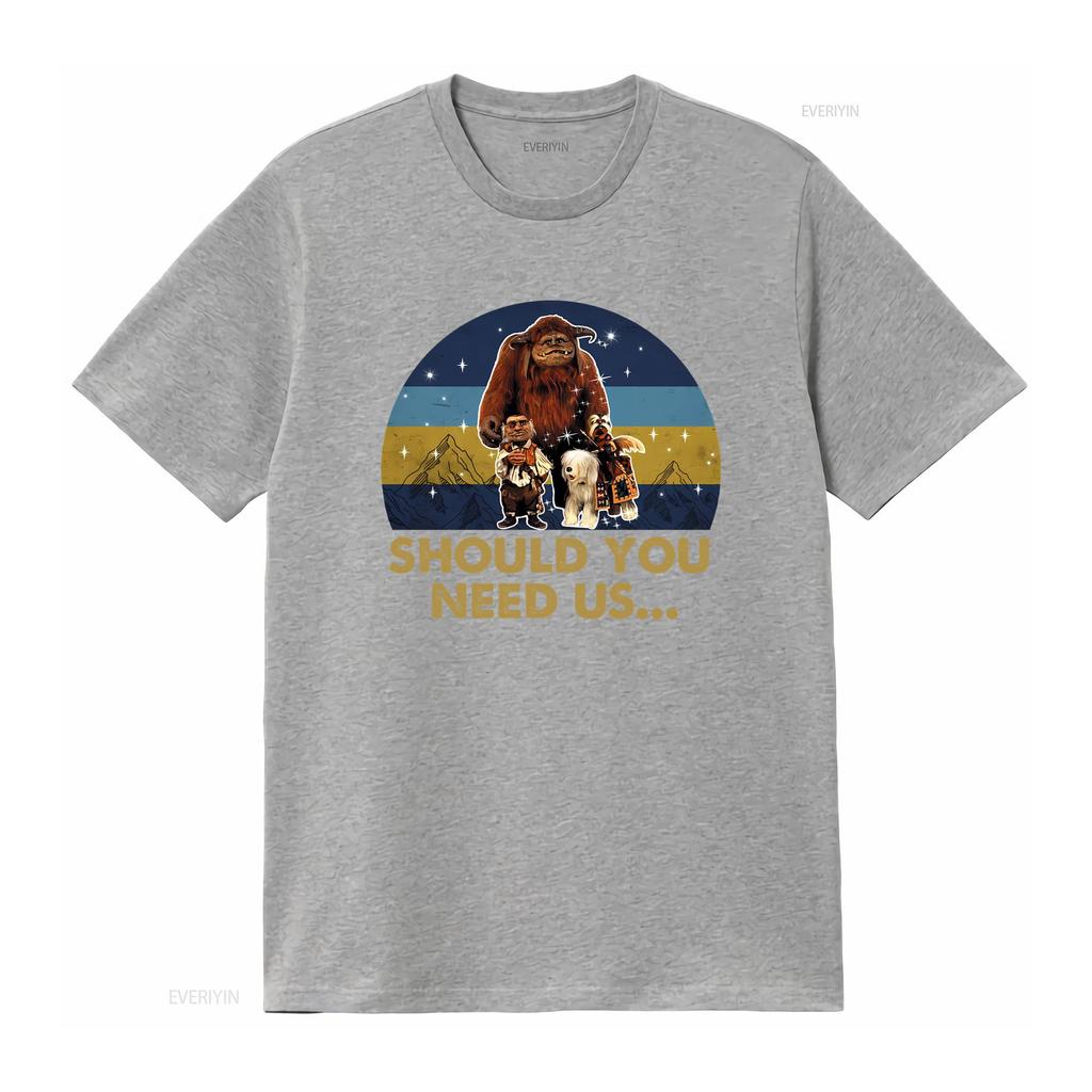 Labyrinth Should You Need Us Vintage T Shirt And Friends Movie Fan Vintage Washed Versatile Stretched Breathable