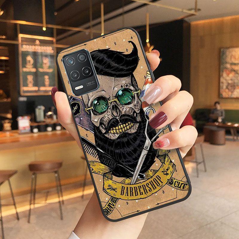 Funda Funny Letter Barber Shop Hair Phone Cover For Oppo Realme 8Pro 6PRO 6i 7pro 9i 9pro C11 C21Y C21 C25Y C25S C3 Q3S XT Cases