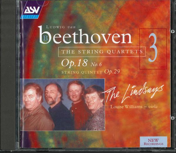 

CD LINDSAYS Beethoven Op.18 No.6 String Qui CDDCA1113 ASV 2001 UK Classical Used