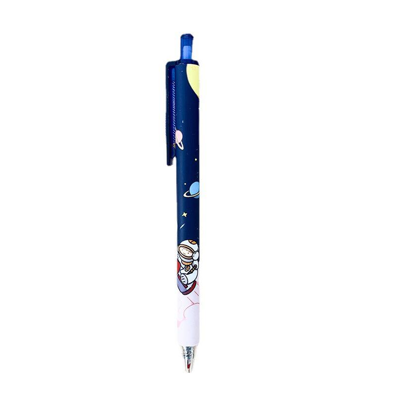 Interstellar Astronaut Cartoon Ballpoint Pen - Cute Moe Design for Students & Office