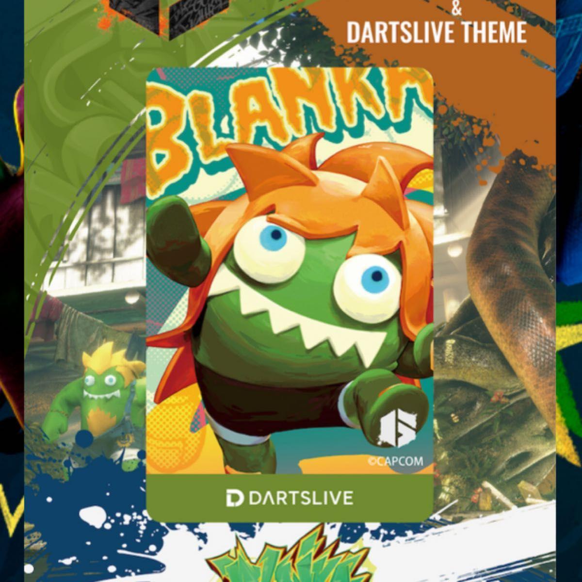 Used Street Fighter 6 Darts Live Card Blanka