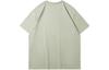 Li Ning T Shirts Men's Desert Green Crew Neck Moderate Straight Fit AHSR753-4