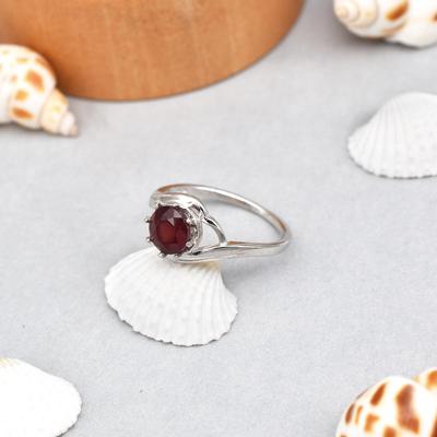 Natural Red Garnet Gemstone 925 Sterling Silver Ring Size 5.75 US Gift Ring  Graduation, or Christmas.
