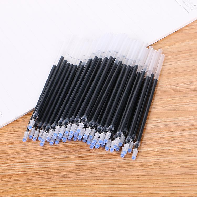100pcs/bag Gel Pen Refill Office Signature Red Blue Black Ink Refill Office School Stationery Student Pen