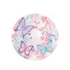 Pink Butterfly Theme Birthday Party Disposable Paper Plate Tissue Paper Cup Party Decoration Scene Supplies Set