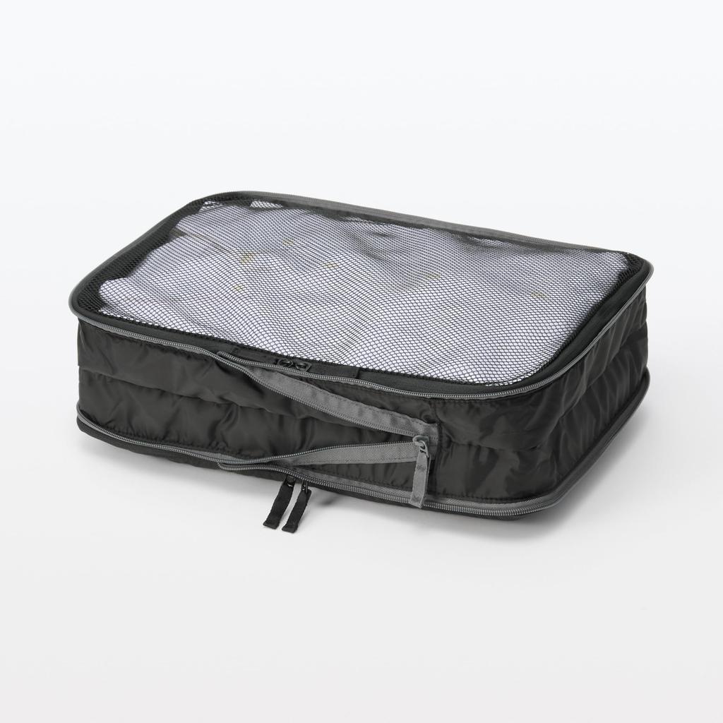 MUJI Polyester Sorting Compressed 26 X 40 X 10 OHH63A4A Case, Type, Black, Medium, Approx. Cm,