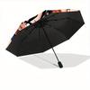 1pc Dragon Ball Automatic Folding Umbrella, Portable Collapsible Design, 8-Rib Iron Frame, , All-Season Casual Outdoor Accessory for Christmas Birthda