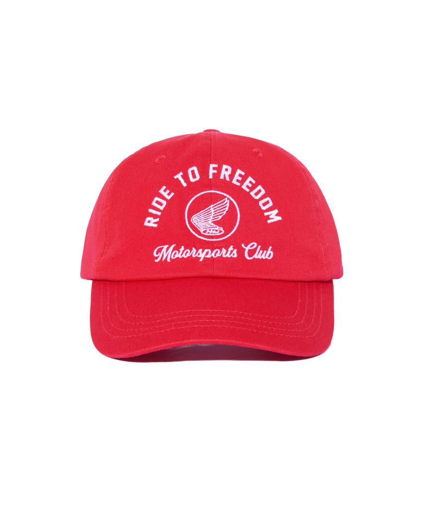 PHYPS MOTORCYCLE Ride To Freedom Ball Cap Red